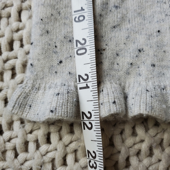 Cinq a sept Adiella Ruffled Cashmere Sweater tous les jours medium gray bohochic - Picture 10 of 10